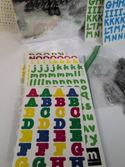 Lot of Letter & Number stickers scrapbooking, crafting, activities