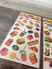 Razzle Dazzle Vintage Stickers LOT Pirates Ocean Food Peace – SEALED – NEW #29