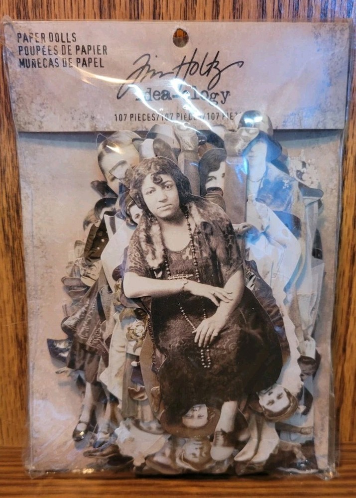 Tim Holtz ~ PAPER DOLLS ~ Solos ~ Idea-ology 107 Pieces 2017