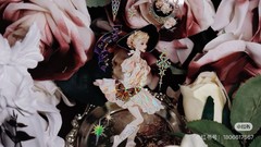 Gothic Fantasy Girls Dimensional Scrapbooking Sticker Sheets, Holographic Foil