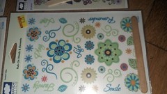 Cloud 9 Design Scrapbook Lot 3D Gel Stickers Rub Ons/Transfers Lot 7 Packs