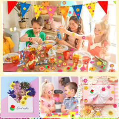 Spring Flower Foam Stickers 300Pcs Self Adhesive Kids DIY Party Craft Decor | 30