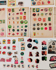Vintage 1980s Stickers Lot With Mello Smellos Sticker Album Scratch & Sniff
