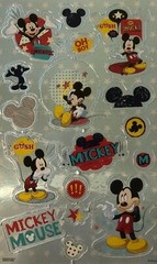 MICKEY MOUSE Foil Stickers(17pc) Disney•Sandylion•Head Icons•Disneyland•Shucks