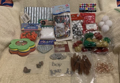 19 Packs Mixed Lot Scrapbooking &Crafting Items For Craft Projects – Unused