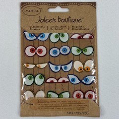 Jolee’s Boutique Spooky Eyes Dimensional 3D Stickers 50-20948 Parcel Halloween