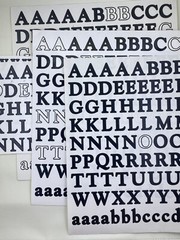 Creative Memories Classic Large 1” ABC 123 Alphabet Number Stickers YOU PICK
