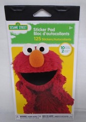 American Greetings Stickers Pad Sesame Street Elmo Cookie Monster 10 Shts 125 Pc
