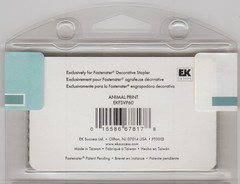 EK Success ANIMAL PRINT Fastenater 72 Decorative Staple Bars
