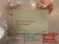 CTMH – Sparkle & Shine – (1) Assortment Z1860 & (1) Textiles Z1884 *NOS*