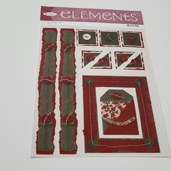 NEW Lot CHRISTMAS HOLIDAY Scrapbooking Cardstock Stickers Borders -G