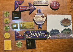 Scrap Booking Embelishments. Assorted Sentiments. Stickers (C1B57)
