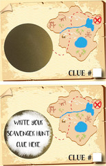 Make Your Own DIY Treasure Map Scavenger Hunt Scratch Off ScratchNotes 20 Pack 3