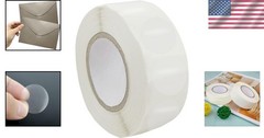 1000 Durable Clear Wafer Seal Labels – 1 Inch Stickers for All Packaging Needs