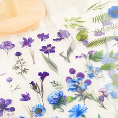 500Pcs Natural Flower Stickers with 260Pcs Letter Stickers,Self-Adhesive Flower