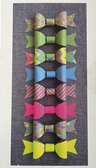 K&Company NEON & KRAFT Paper Bow Kit – Makes 12 Bows – 36 pcs