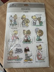 Hallmark Precious Moments Vintage Stickers 1992 3 Full Sheets Original Package
