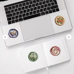 25 MIXED WAX SEAL PIECES STICKERS SCRAPBOOK JUNK JOURNAL SCRAP BOOK A+