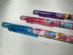 Vintage 90’s Lisa Frank Glitter Top EASTER PENS Set (3) Nostalgic Holiday Fun!
