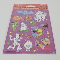 Vintage 80s 90s Forget Me Not American Greetings HALLOWEEN Rollie Eyes STICKERS