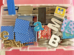 Alphabet Letter sets Chipboard many styles, sizes for Scrapbooks, cards in box