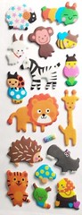 🐠 12 Sheets Puffy Ocean/Forest Animal and dinosaur Sticker Set 🐾