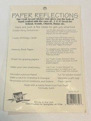 New Paper Reflections Craft Accent Animal Stickers Scrapbooking, 4 Sheets