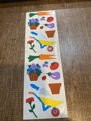 GARDENING TIME Stickers(10pc) Mrs.Grossman’s…Flowers…Wheelbarrow…Card Making…