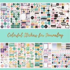 Planner Stickers – Monthly Planner Stickers and Accessories 25 Pages 1500+ St…