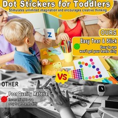 4200 Pcs Color Coding Dot Stickers, 3/4″ Round Labels for Office, Classroom, Hom