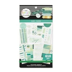 Happy Planner Sticker Pack – Sage Edition – 610 Stickers