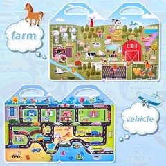 6 Set Puffy Sticker Books (260pcs) – 3D Reusable Animal, Dinosaurs, Space, Vehic