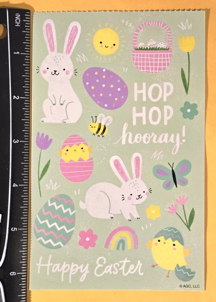 Happy Easter Sticker Sheet.