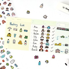 1000+ Tiny Animal Travel Mood Food Cartoon Planners Mini Stickers | For Daily…