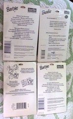 4 Barbie Heartline Hallmark Sticker Sheets Sets NEW
