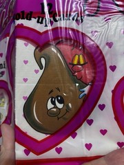 New Vintage 80’s Chocolate Sweet Scents Scratch ‘n’ Sniff Stickers Valentines