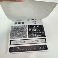 Deja Views Stickers Tablet – Wedding – 268pcs Letters, Quotes, Word Tiles NEW