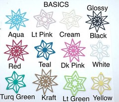 Die Cuts Decorative Plaque 8 Pieces *You Choose Color* Foil Mirror Specialty Car