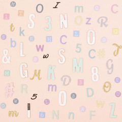 – Alphabet Puffy Stickers in Uppercase and Lowercase, Numbers and Special Charac