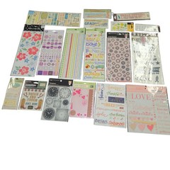 Scrapbook Rub-On Transfers Lot K&Company Me My Big Ideas 20 Packs Mixed Themes