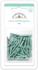 Doodlebug Embellishment Lot Mini Clothespins Add Dimension Projects 14 Colors