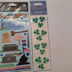 Lot of 1980’s Sticker Mods 1983 Mrs Grossman Horses Stickopotamus Western Clover