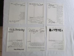 Scrapbooking Transparency Overlay 6pc New Baby Ultrasound Mom Birthday LOT F