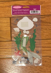Disney+EK Success Ariel Little Mermaid Princess Fabric Fin Dimensional Sticker