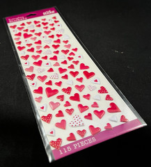 Sticko – Everyday Stickers – Hearts – Raised Stickers – 115 pcs