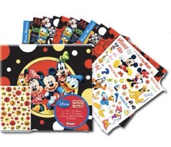 Disney 12″ X 12″ Scrap Book 155 Stickers, 10 Papers New
