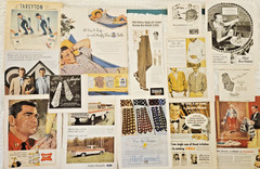 ALCOHOL CIGS MENS FASHION Ephemera Pack 50 pcs Print Ads Junk Journal Scrapbook