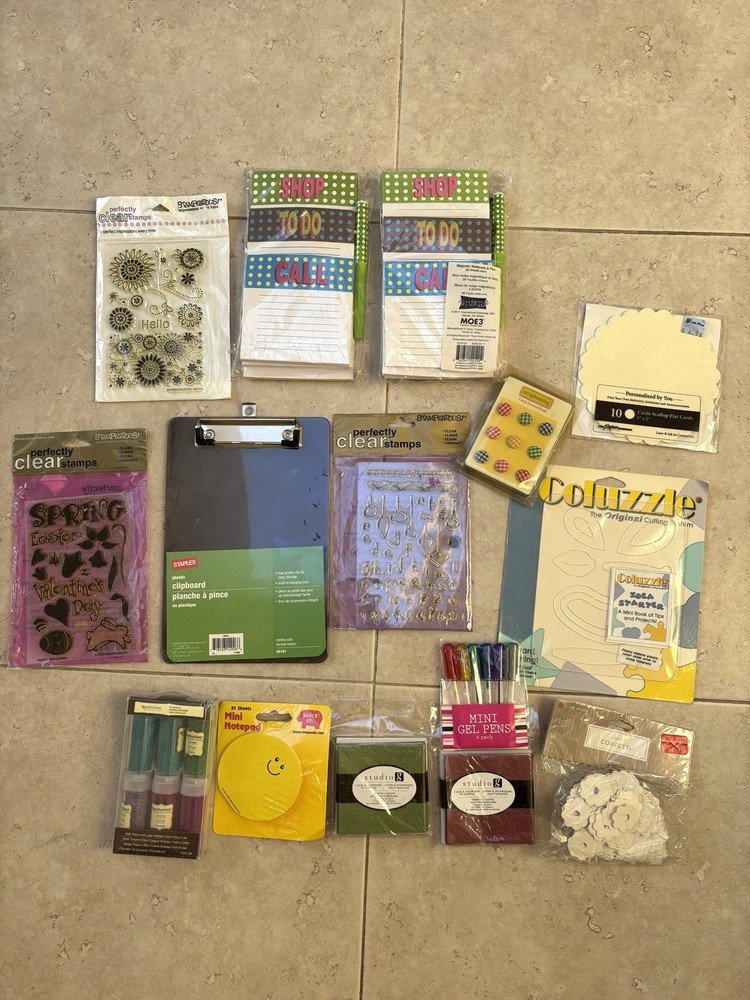Bundle Deal Multiple Scrapbooking Craft Stickers Card Embellishment (Lot of 15)