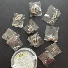 Stampin’ Up! TRINKET CROWNS Tea Pot Keys Royal Bookmarks Card Making