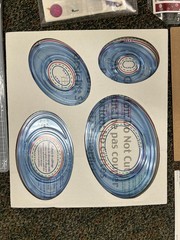 Creative Memories Lot – Oval & Round Paper Cutters , Stickers Matt Scrap Book